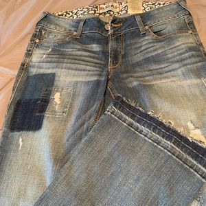 Ariat real denim jeans distressed